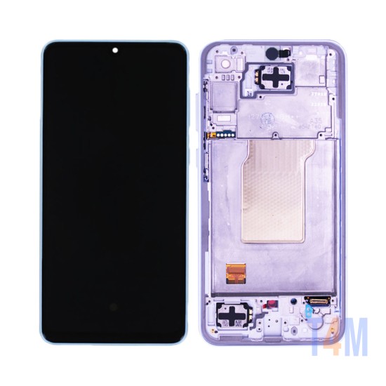 Touch+Display+Frame Samsung Galaxy A35 5G/A356 Service Pack Azul Gelo